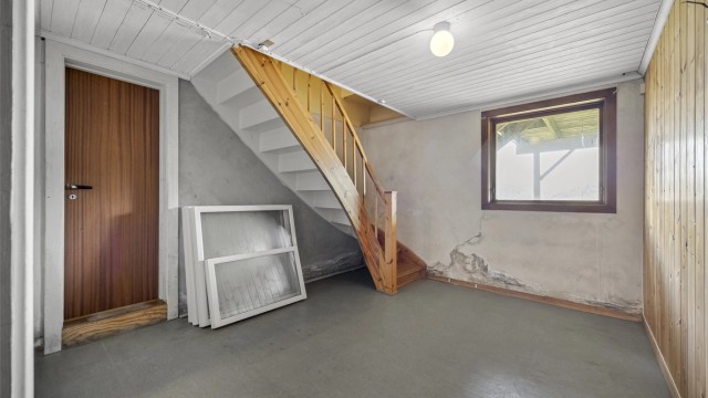 Gang i underetasjen.