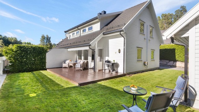 Herlige, solrike uteområder.