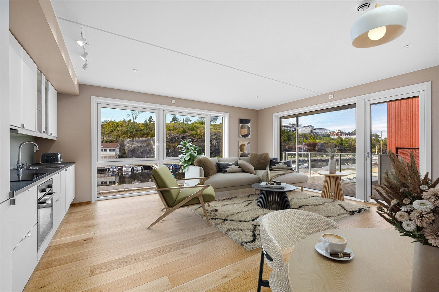 Lys stue. (Digitalt stylet)