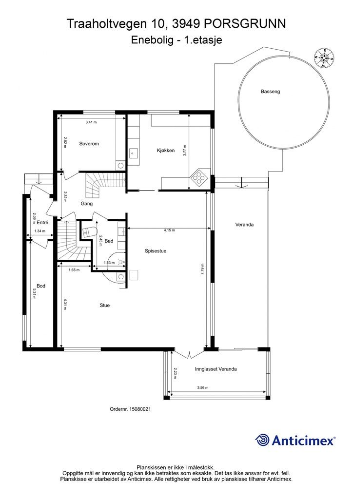 Plantegning 1. etasje