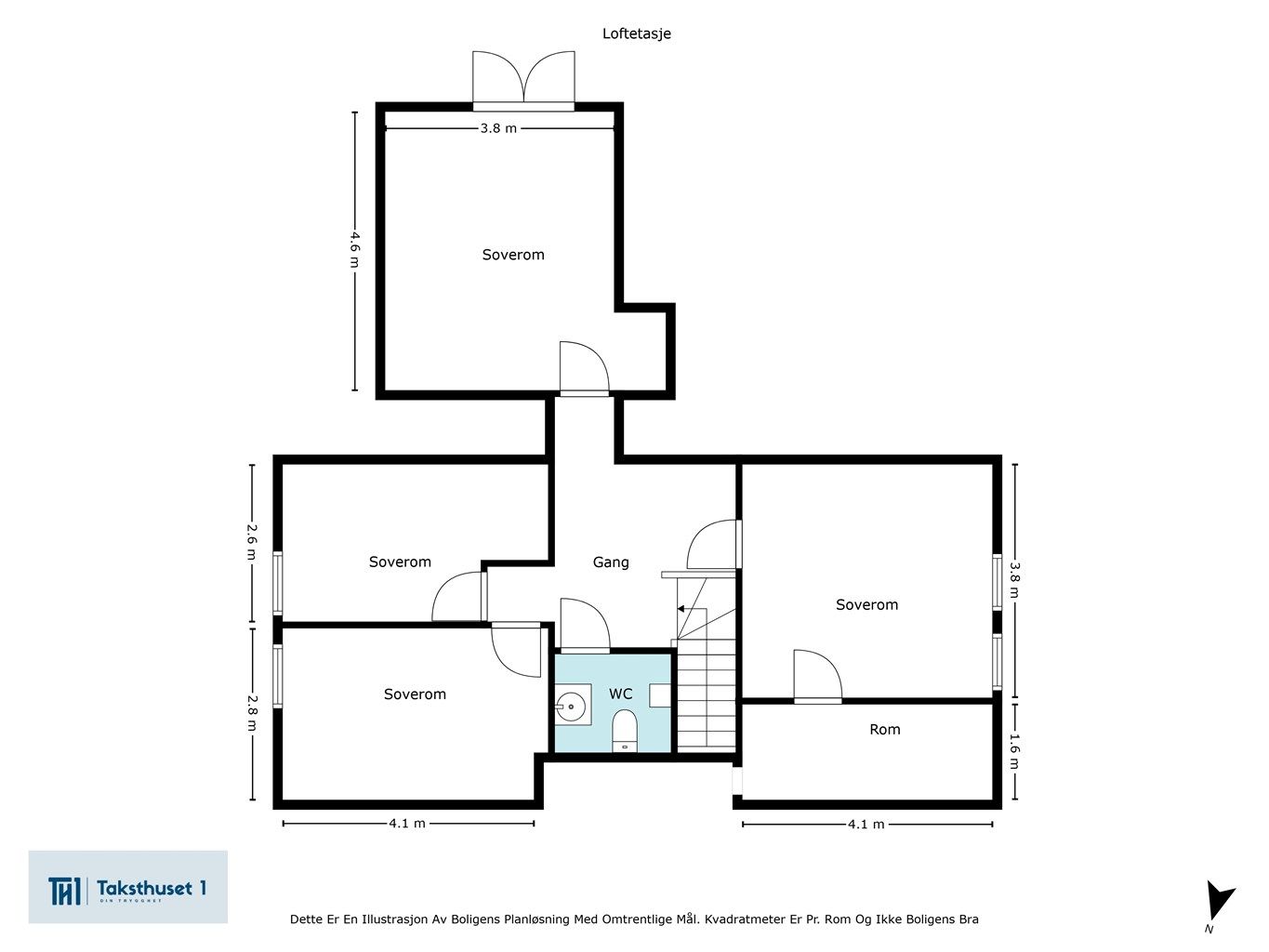 Plantegning 2. etasje