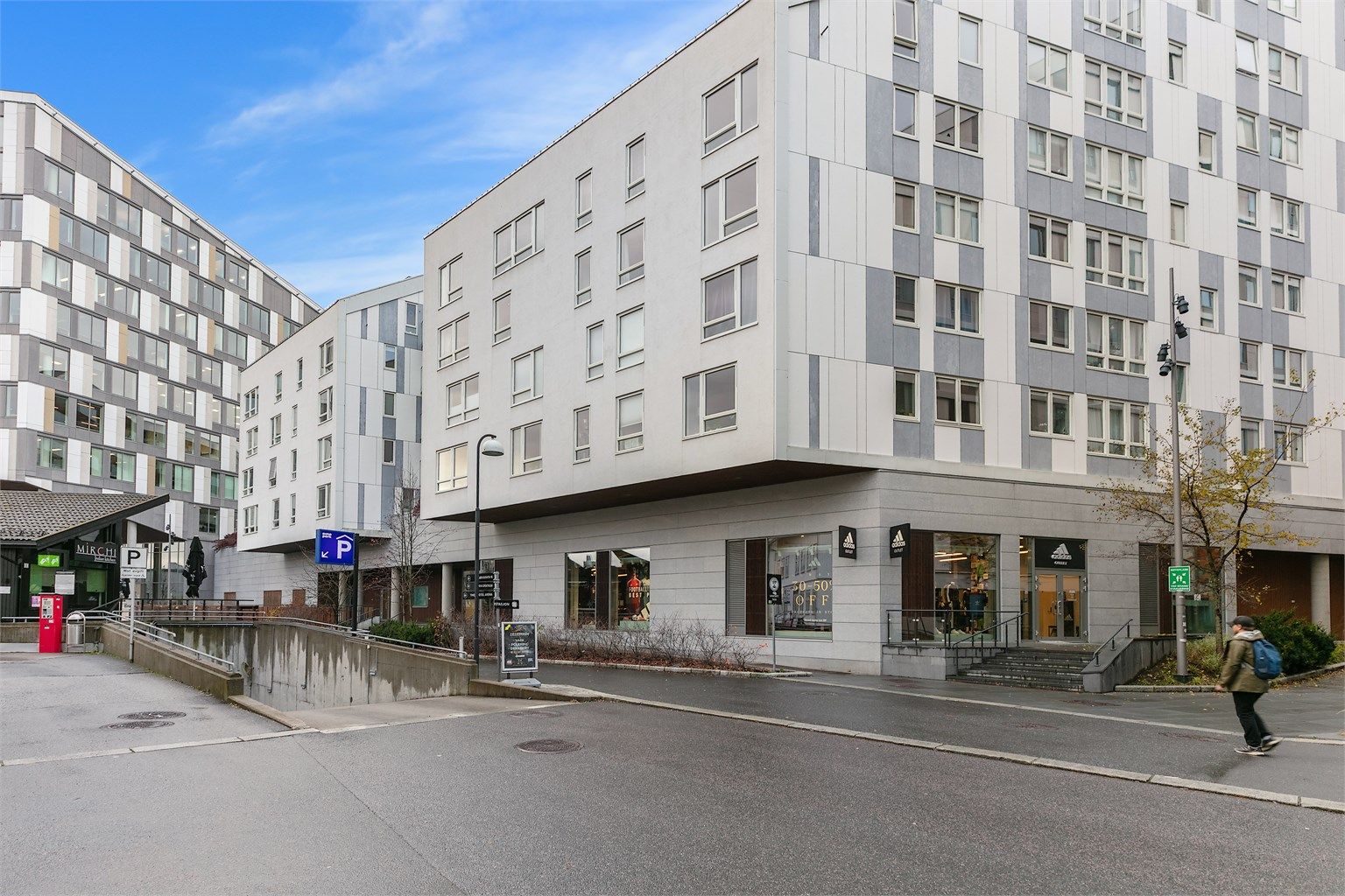 Leiligheten er midt i sentrum av Lillestrøm.