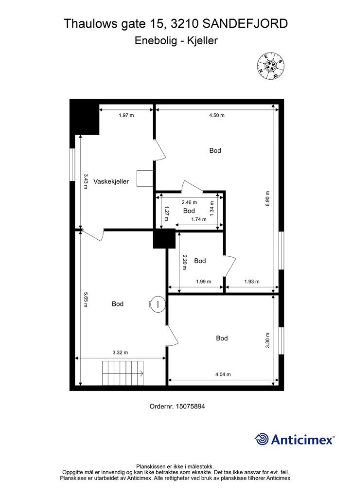 Plantegning - Enebolig - Kjeller