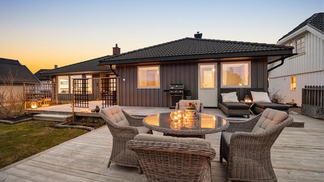 Her kan man nyte lange sommerkvelder i rolige omgivelser.