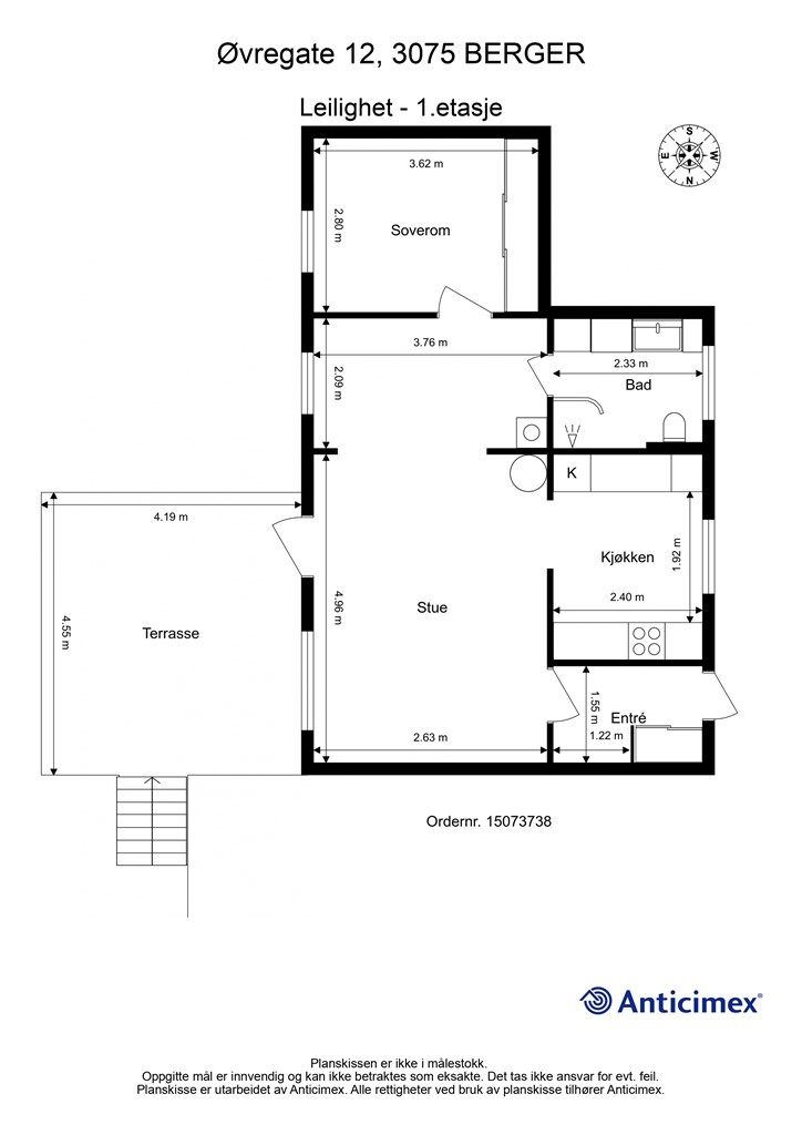 Plantegning - 1. etasje