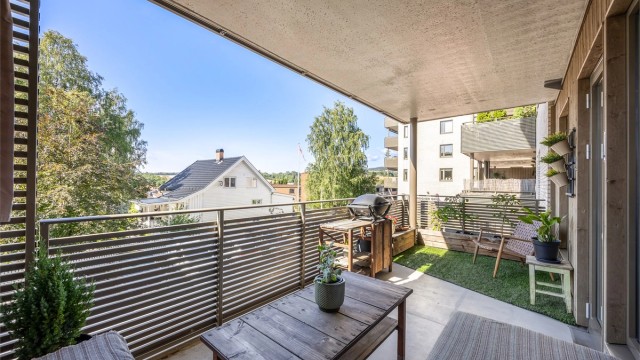 Herfra har du utsikt over nærområdet.