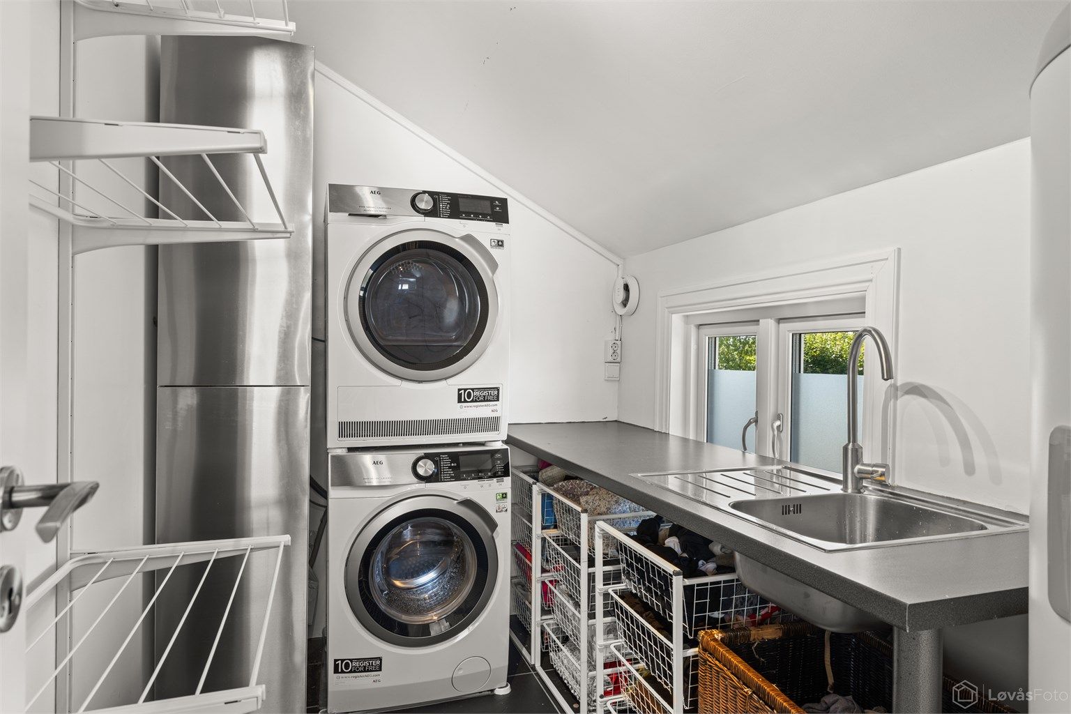 Praktisk vaskerom
