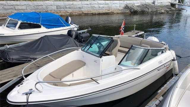 Nordkapp Avant 500, 16 fots med 6 seter. Evinrude E-Tec 90hk
