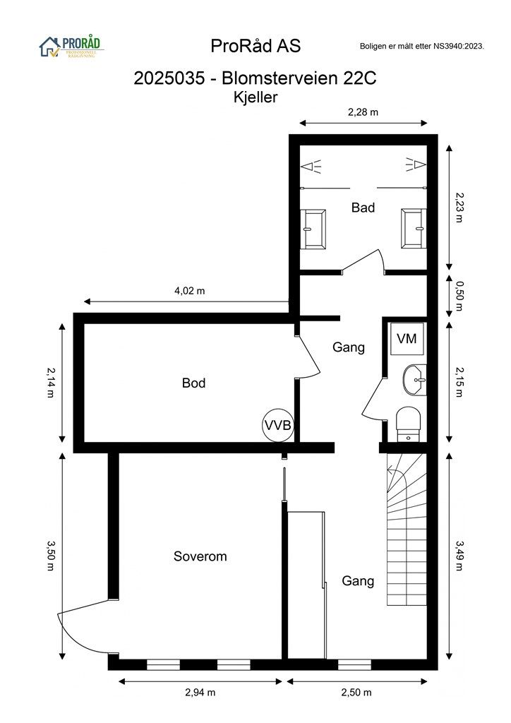 Plantegning - u. etasje