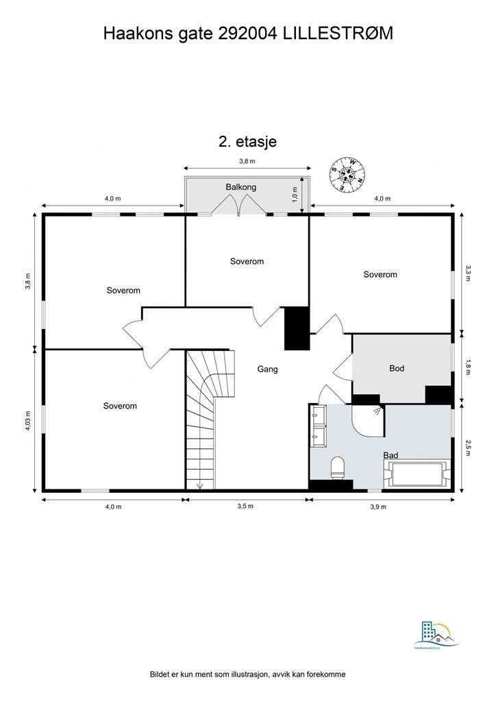 Plantegning - 2. etg