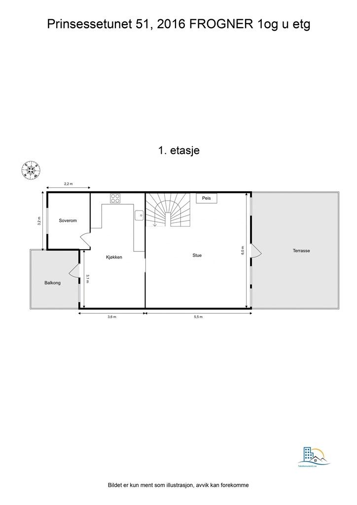 Plantegning- 1. etasje