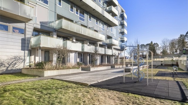 Et trygt og barnevennlig fellesareal for beboerne.