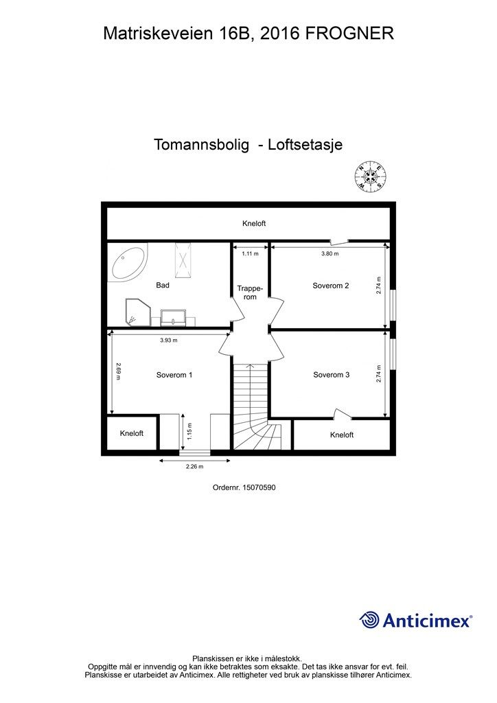 Plantegning -2.etasje