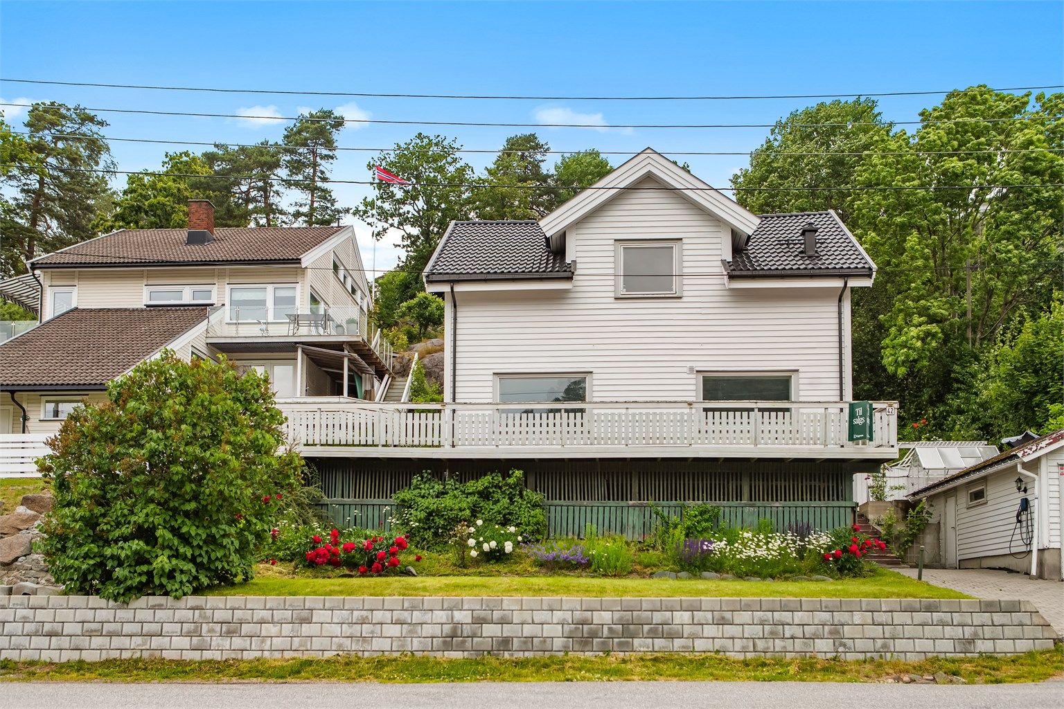 Huset er nymalt i juni 2025