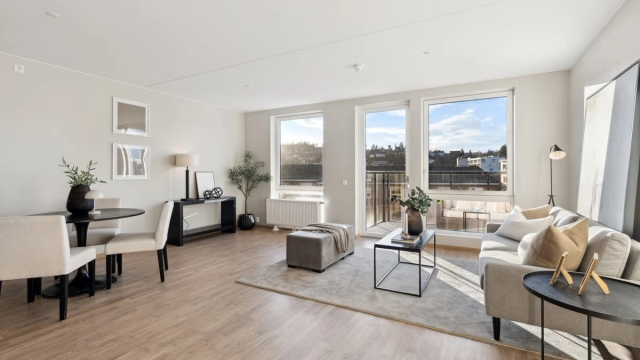 Velkommen til Tunveien 4 på Lørenskog! 8 flotte leiligheter til leie omgående