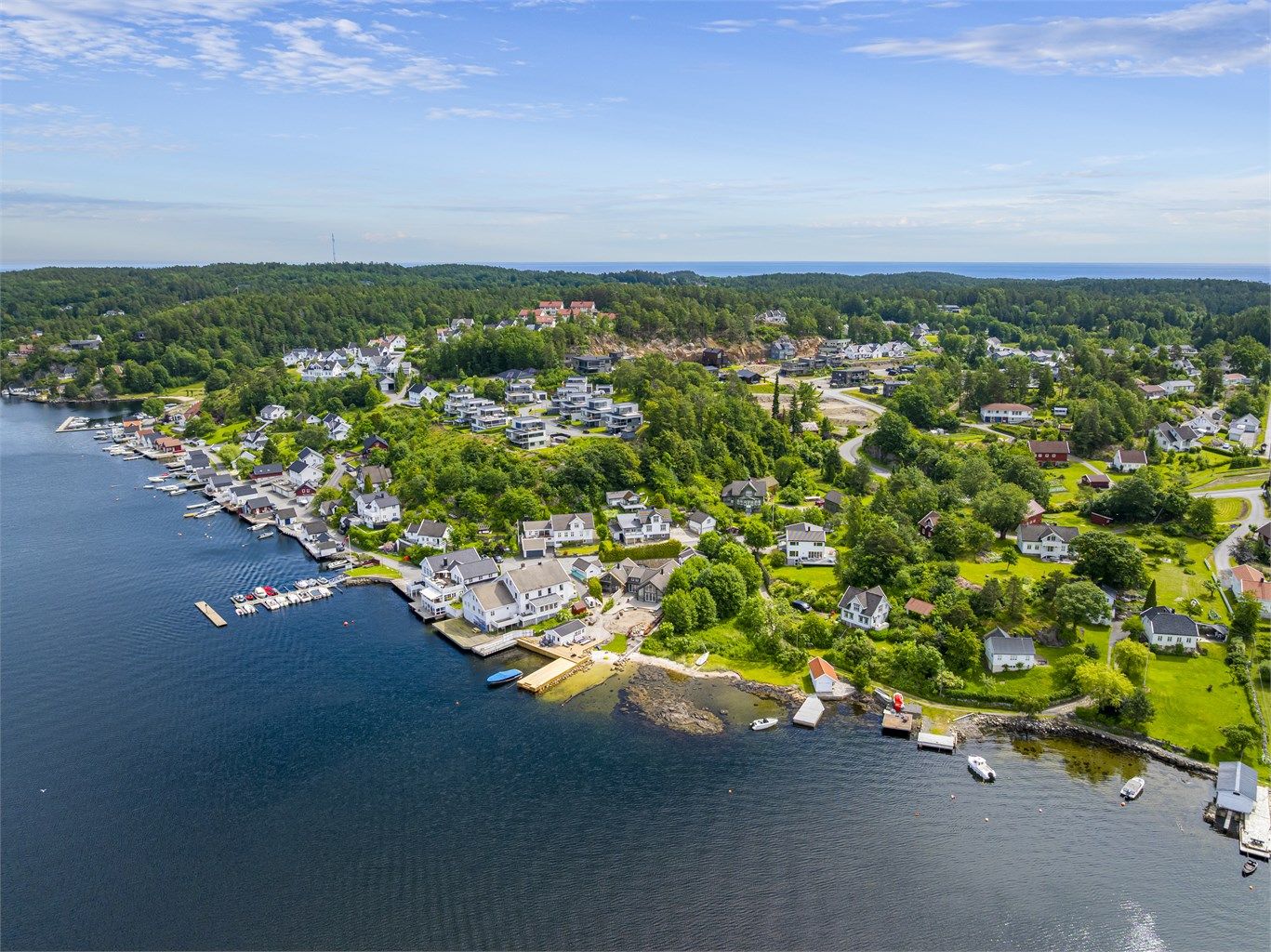 Kongshavn er et etablert og rolig boligområde i Arendal kommune.