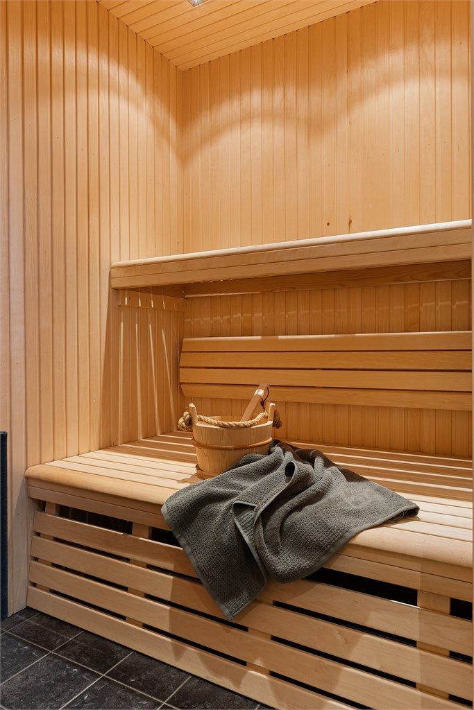 Badstue i tilknytning til badet