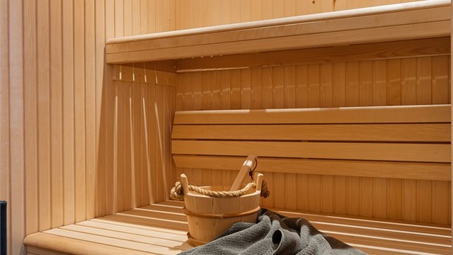 Badstue i tilknytning til badet