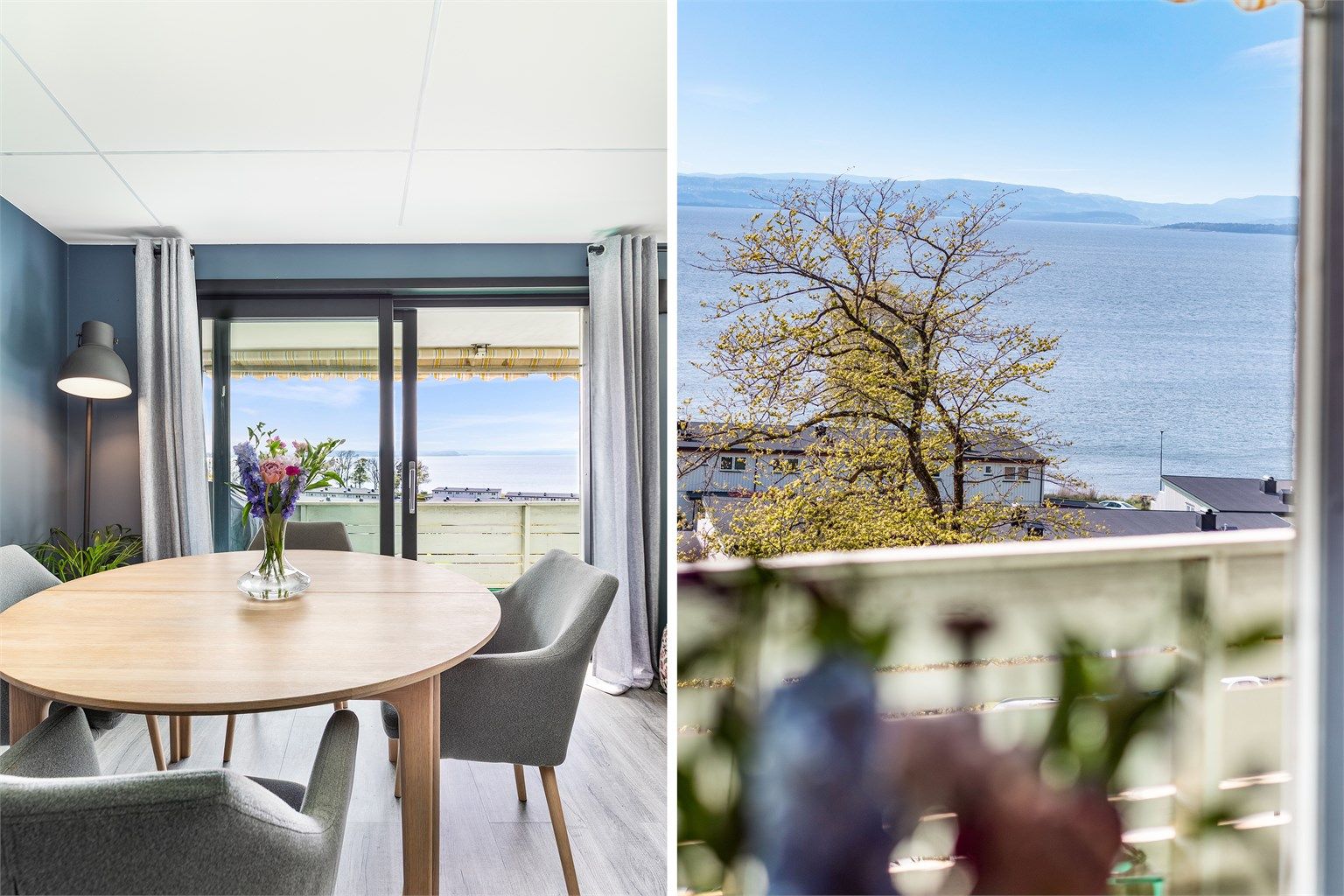 Møblér gjerne stuen med spisegruppen ytterst og få følge av den fine utsikten til alle måltider, året gjennom.
