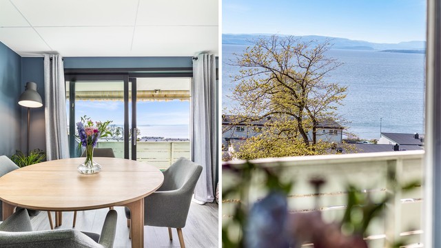Møblér gjerne stuen med spisegruppen ytterst og få følge av den fine utsikten til alle måltider, året gjennom.