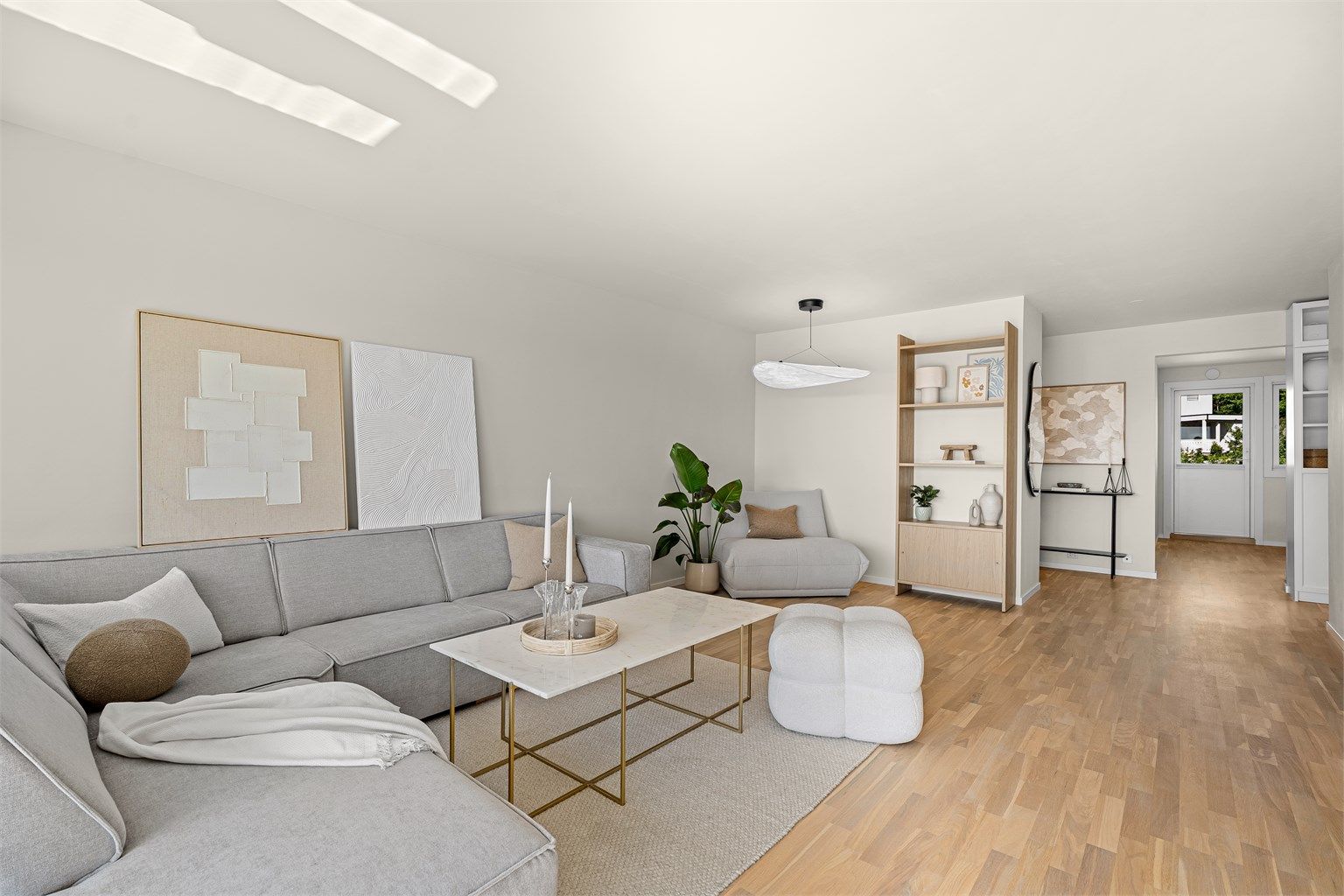 Gode møbleringsmuligheter i stuen