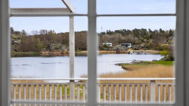 Flott utsikt fra stuen.