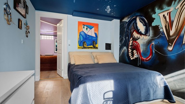 Soverom 3 - Soverom med et kreativt og lekent preg, kombinert med en personlig utforming og et tydelig visuelt uttrykk som virkelig skiller seg ut.