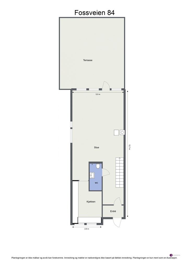 Plantegning 1. etasje