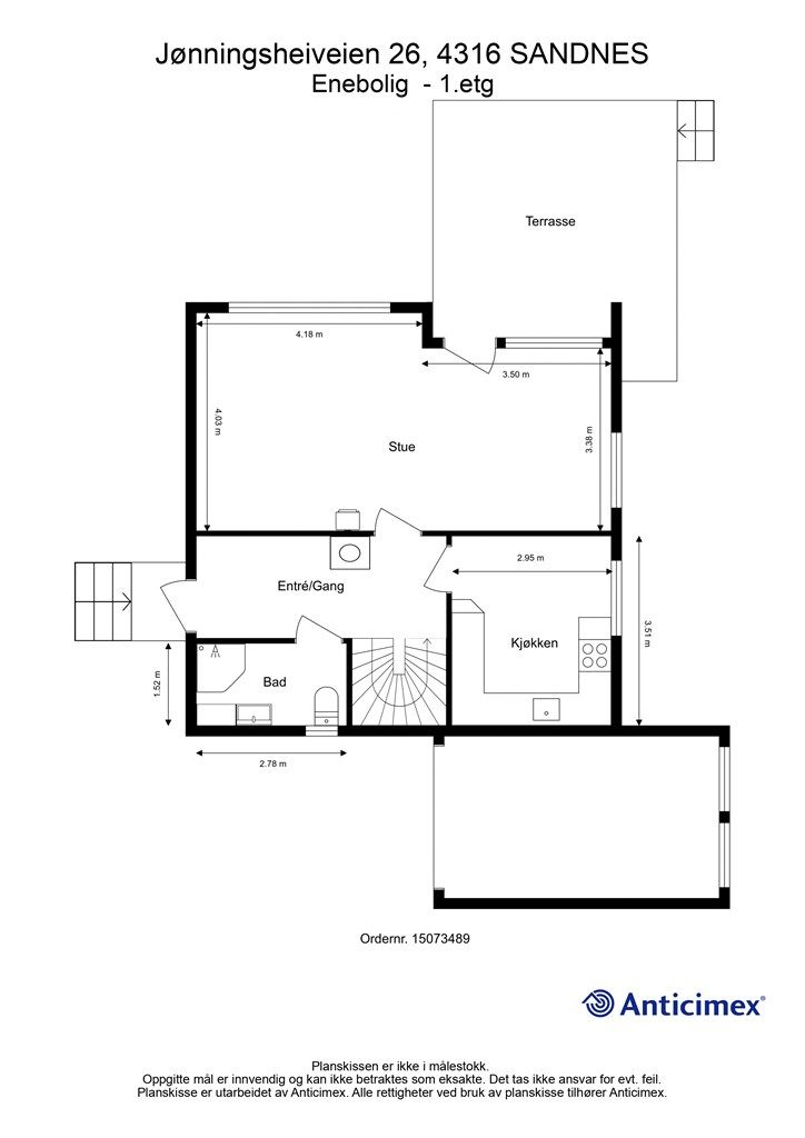 Plantegning 1.Etasje.