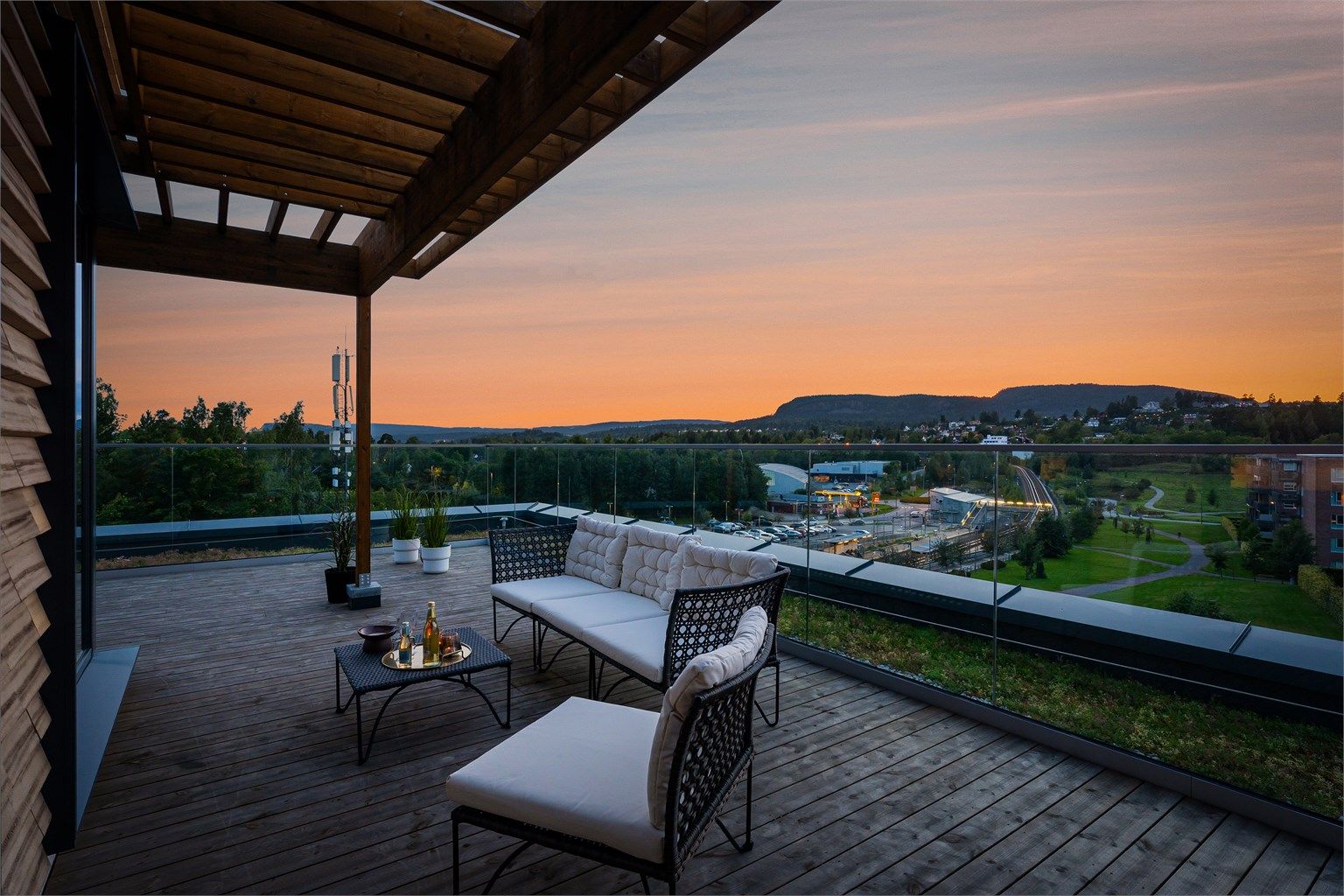 Her er det lett å sette seg tilbake og nyte late dager og kvelder