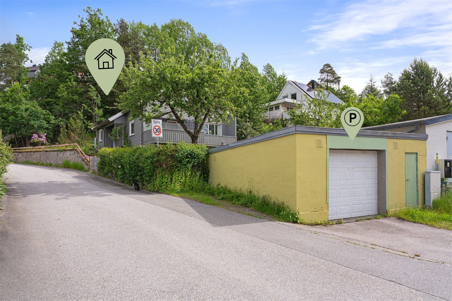 Krogsveen v/Anders R. Skajaa presenterer Elisenlund 1 - Enebolig med 38 kvm garasje