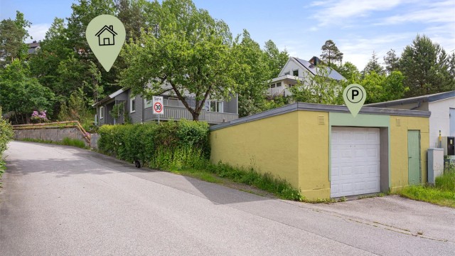 Krogsveen v/Anders R. Skajaa presenterer Elisenlund 1 - Enebolig med 38 kvm garasje