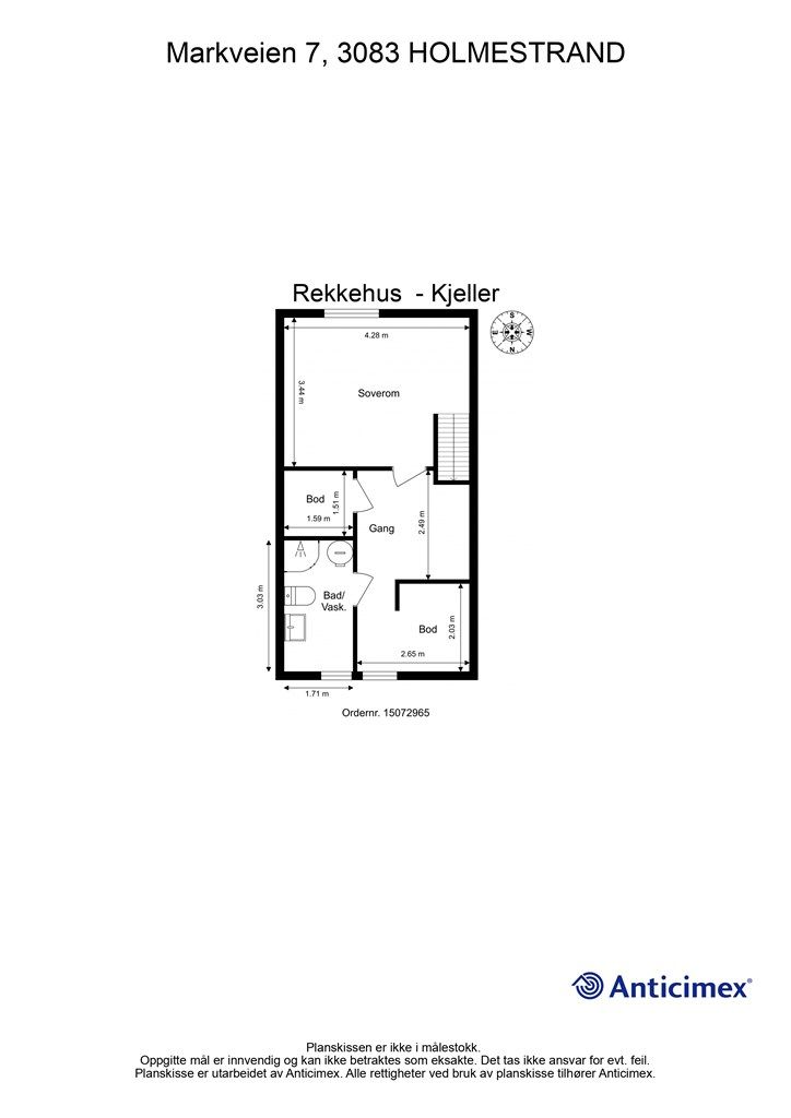 Plantegning underetasje