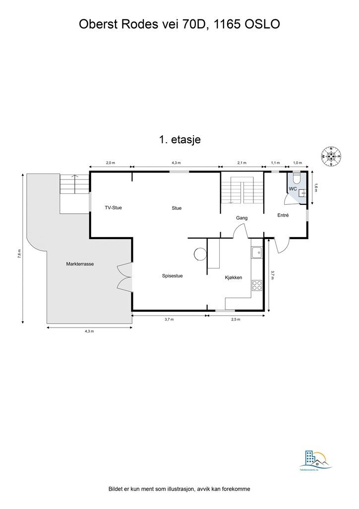 Plantegning - 1. etasje