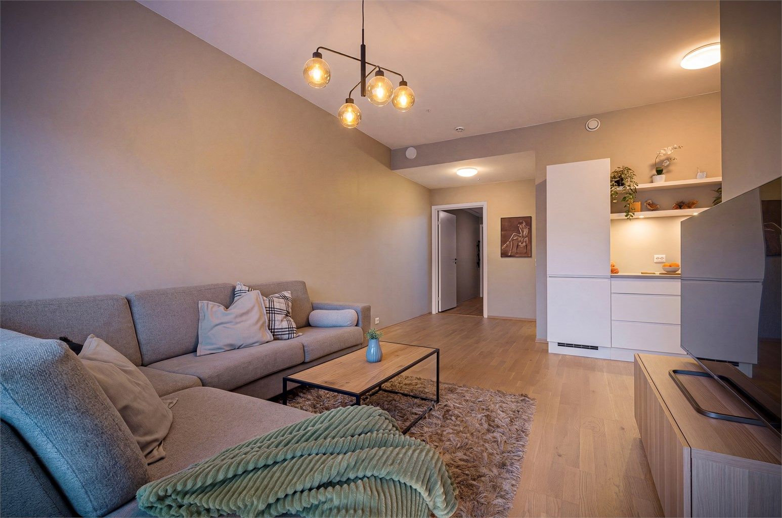 Den gode takhøyden skaper en god romfølelse.