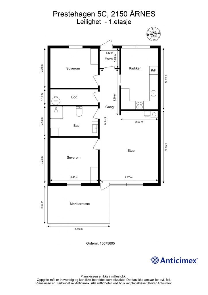 Plantegning - 1.etasje