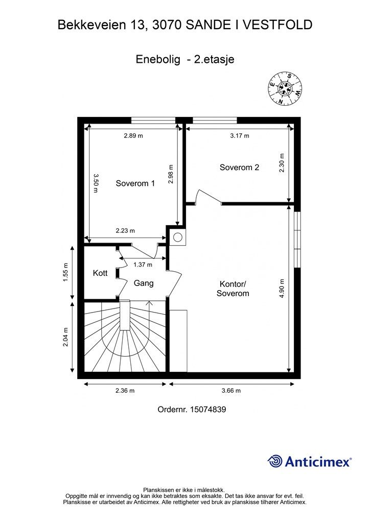 Plantegning - 2.etasje