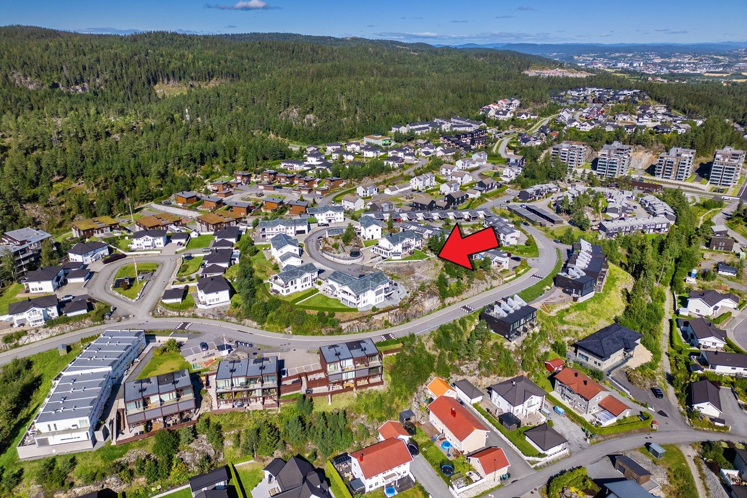 Absolutt beste beliggenhet på Hektneråsen