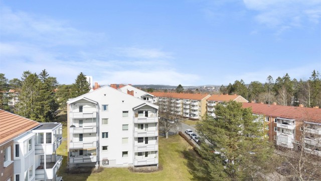 Leiligheten ligger rolig og tilbaketrukket til på Bergkrystallen.