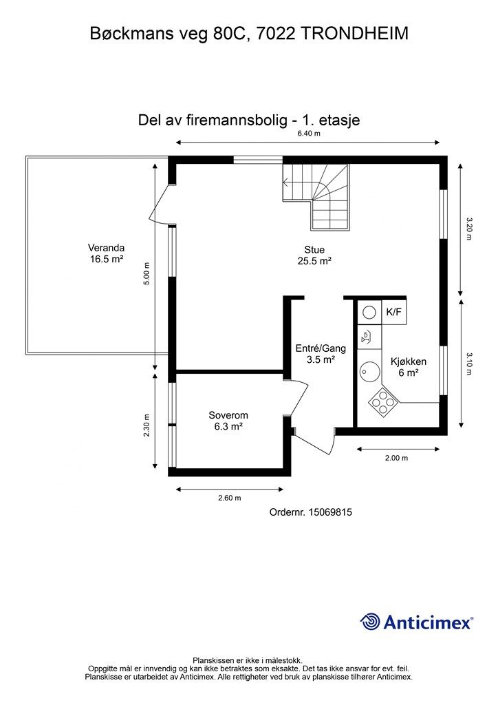 Plantegning 1. etasje