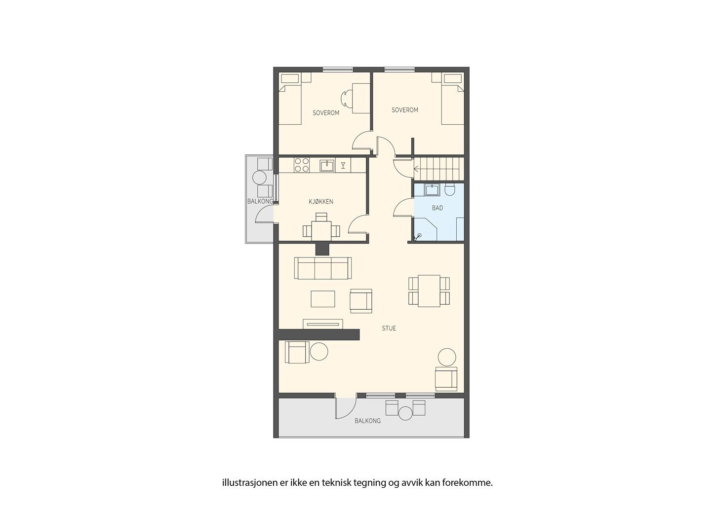 Plantegning 2. etasje