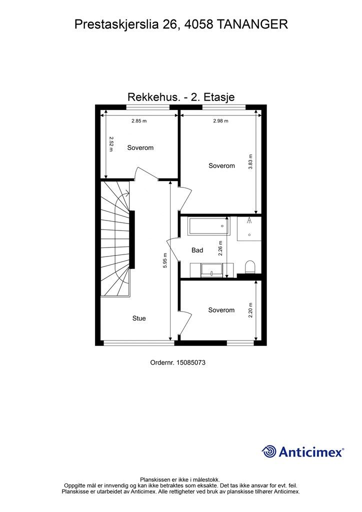 Plantegning - 2. Etasje.