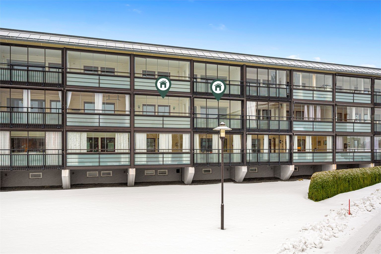 Boligen er en del av et trygt og godt borettslag