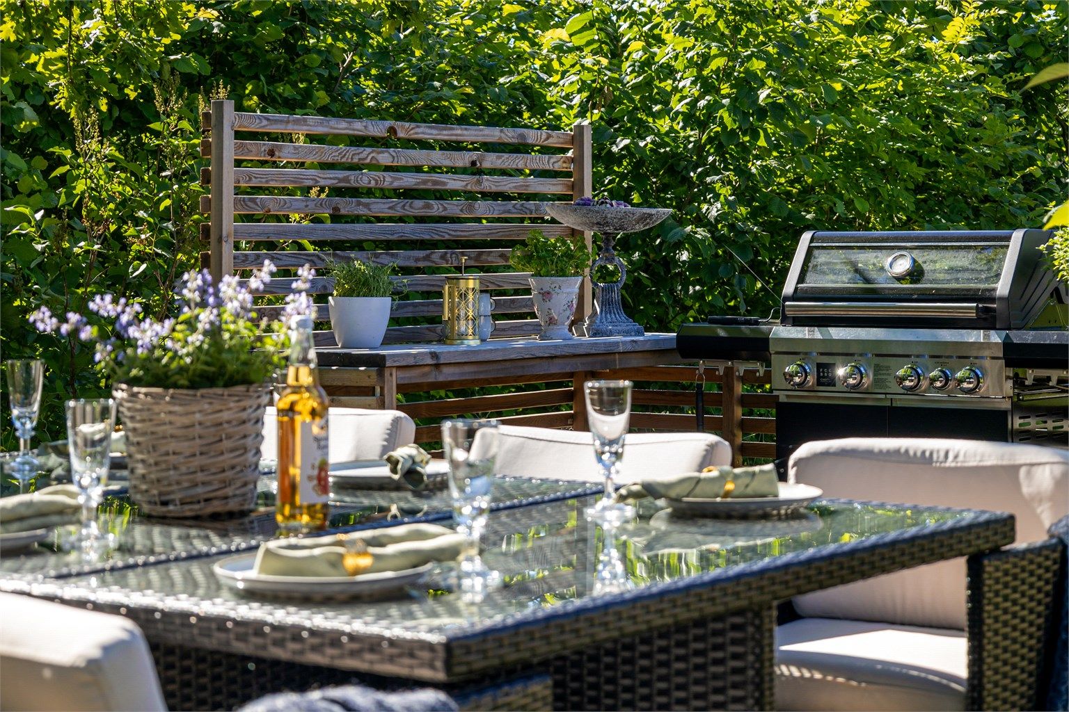 Detaljbilde terrasse