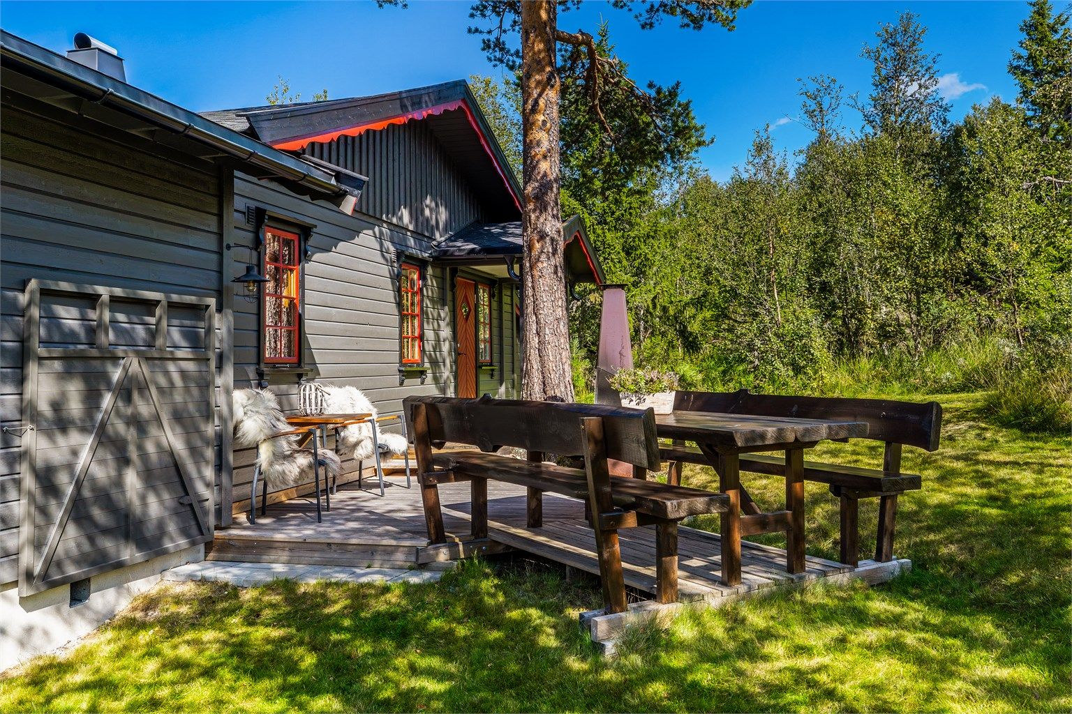 Uteplass mot sydøst.