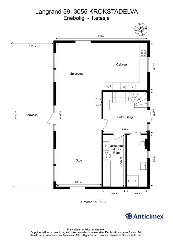 Plantegning - 1. etasje