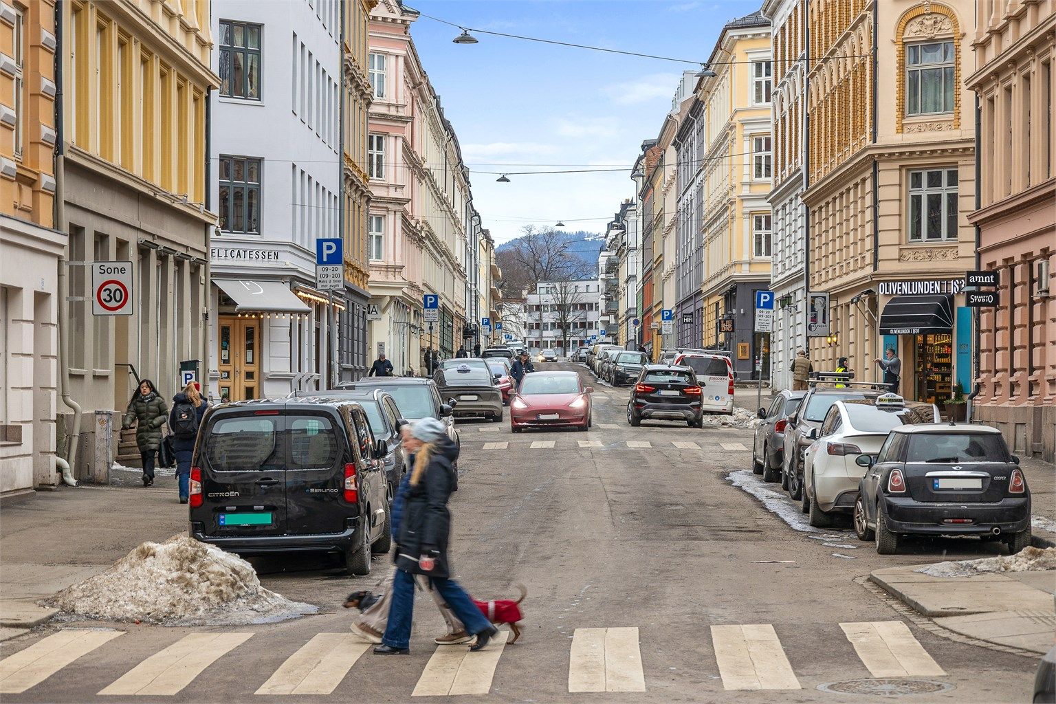 Vibes gate har mye å by på og består hovedsakelig av flotte bygårder for bolig og næring.