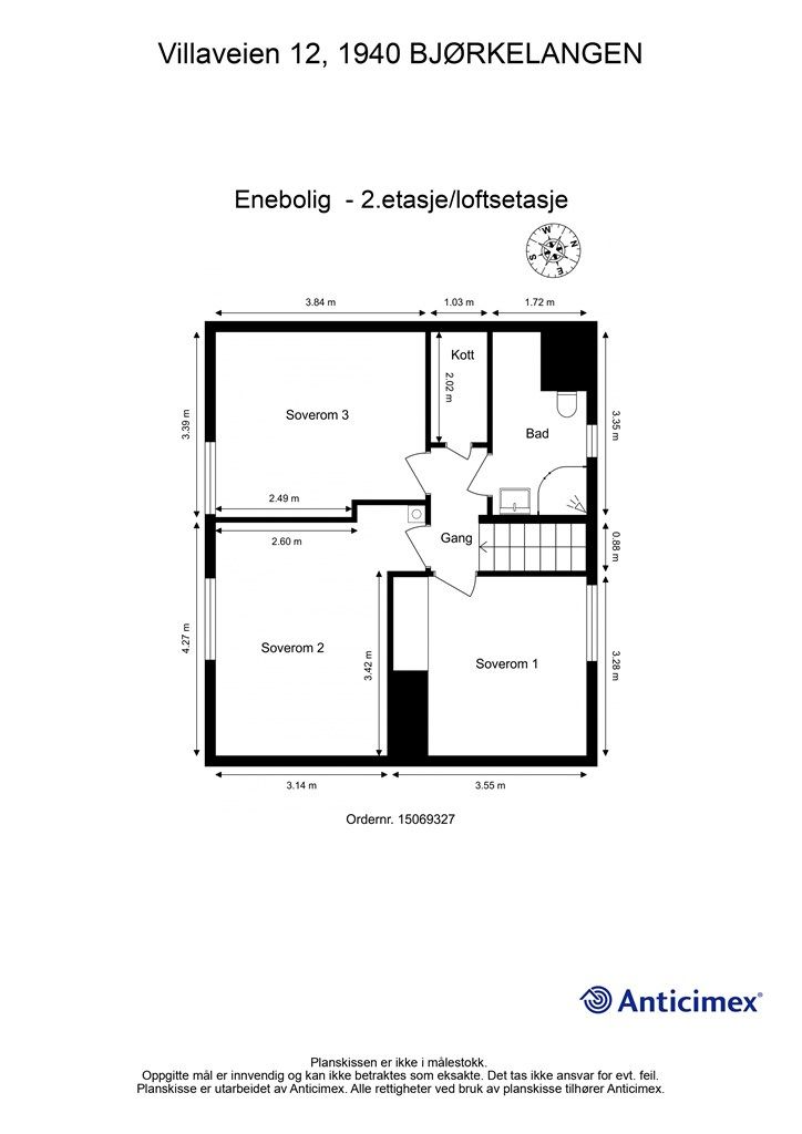 Plantegning 2. etasje