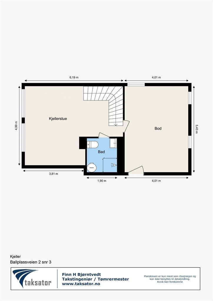 Plantegning - Kjeller