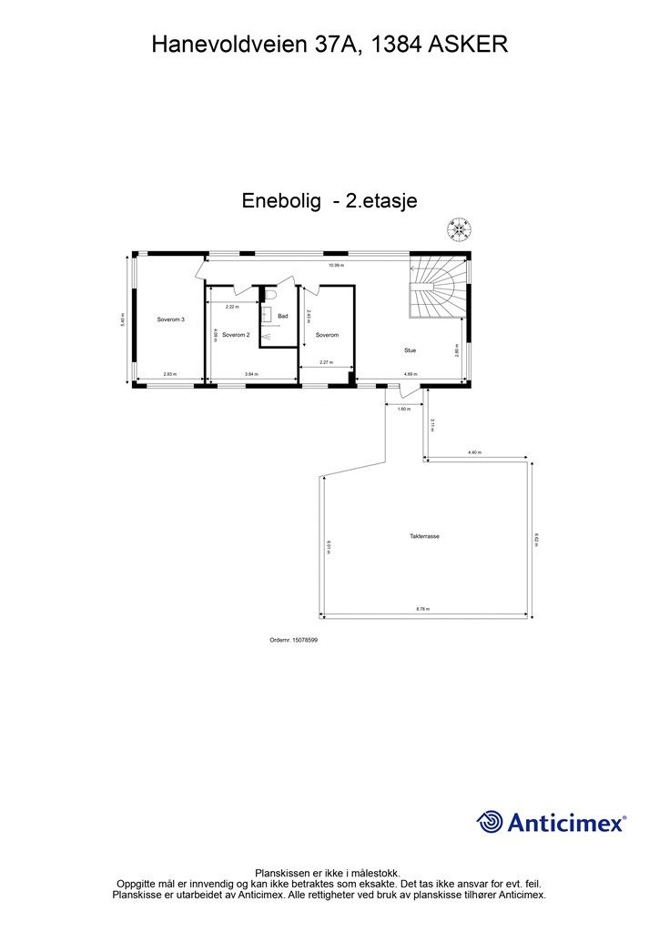 Plantegning - 2.etasje